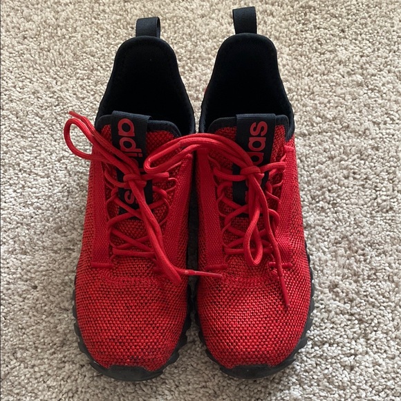 Adidas Kaptir 3.0 red and black sneakers - size 3 - Picture 6 of 7